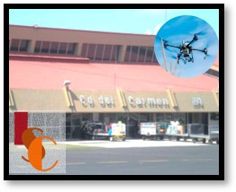 Alerta Aeropuerto de Ciudad del Carmen por drones. 